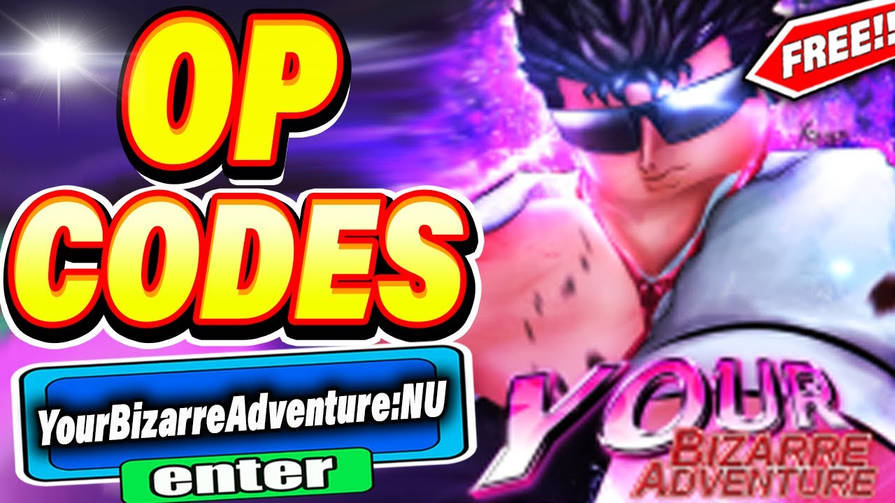 NEW UPDATE* CODES YOUR BIZARRE ADVENTURE ROBLOX, YOUR BIZARRE ADVENTURE  CODES, YBA CODES