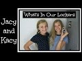 What's In Our Lockers ~ Back to School 2016 ~ Jacy and Kacy