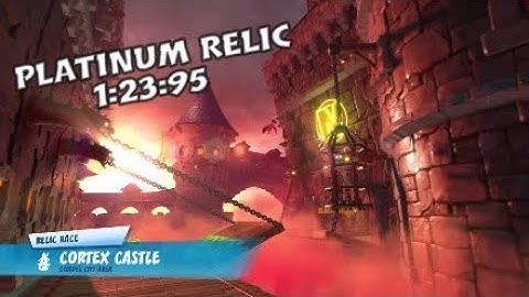 CTR PS4 | Cortex Castle Platinum Relic
