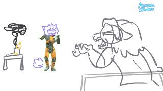 aggressive capra scientist snaps during lunch break (half life AW addition ig lol)