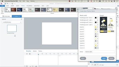 Working with Theme Colours in Articulate Storyline