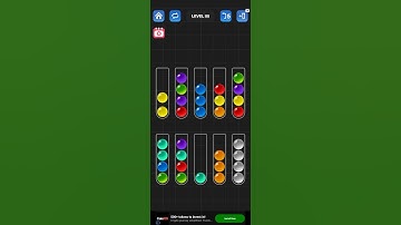 Ball Sort Challenge #brainteasers #games #brainlearning #logicpuzzle #braintestsolution #mindgames