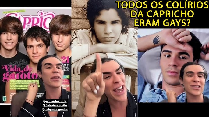 Fotos do Erick Mafra e os outros Colírios Capricho na época do QG