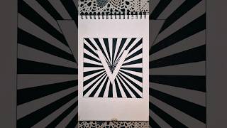 Try this with your name letter 👀 Easy illusion art Day–47😌 #opticalillusion #motionart
