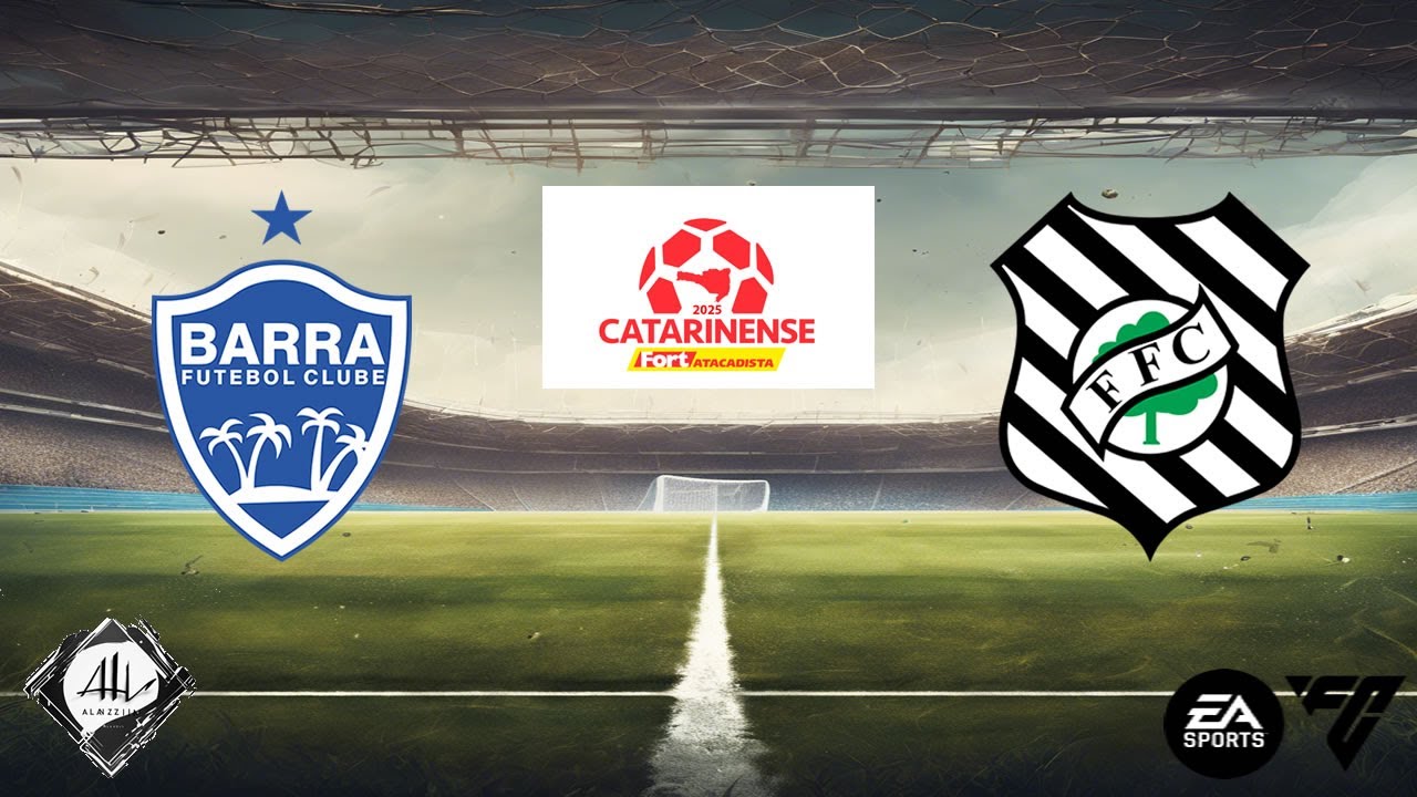 Barra x Figueirense - 8 rodada Campeonato Catarinense 2025 - FC 24 ...
