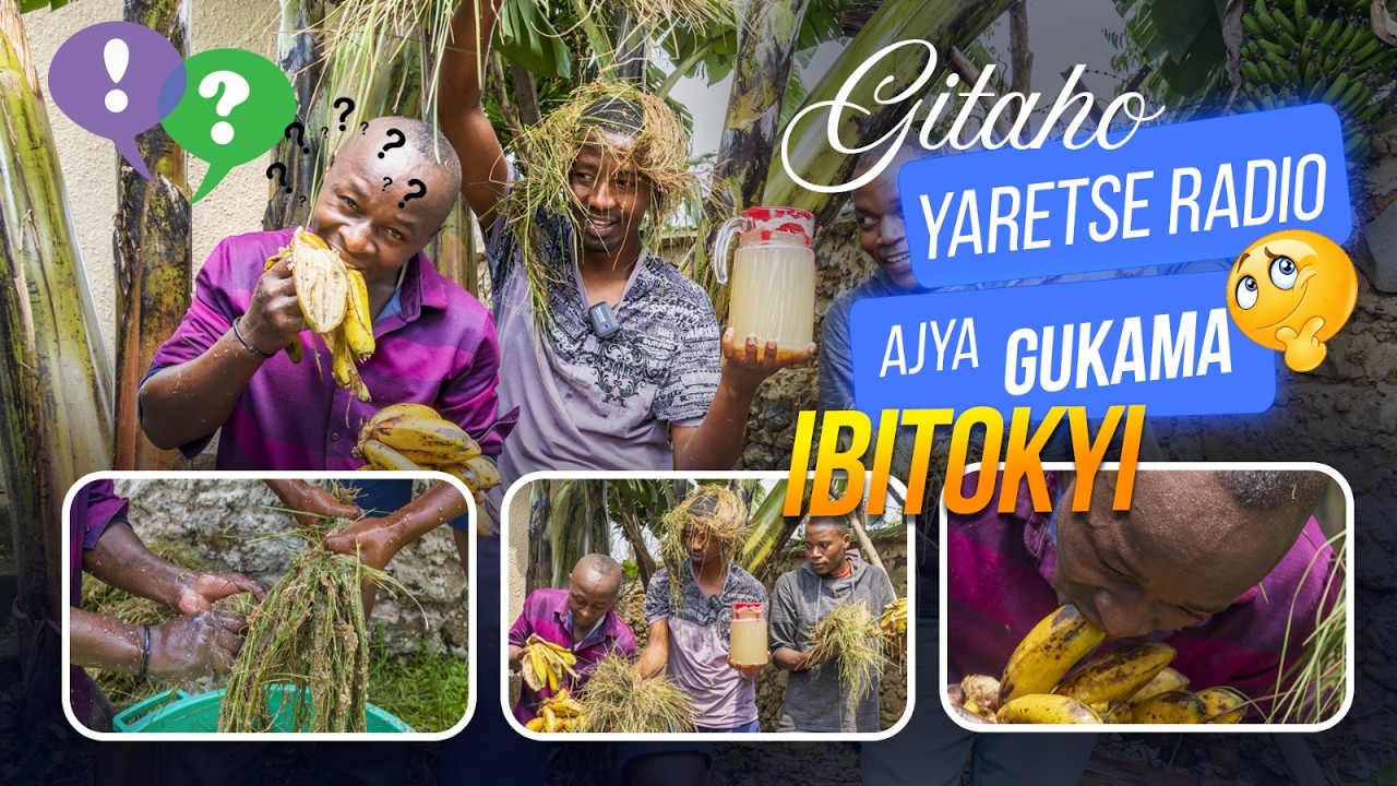 How to Make Banana Juice [Umutobe] at Home. Kureka Radio Ukajya Gukama ...