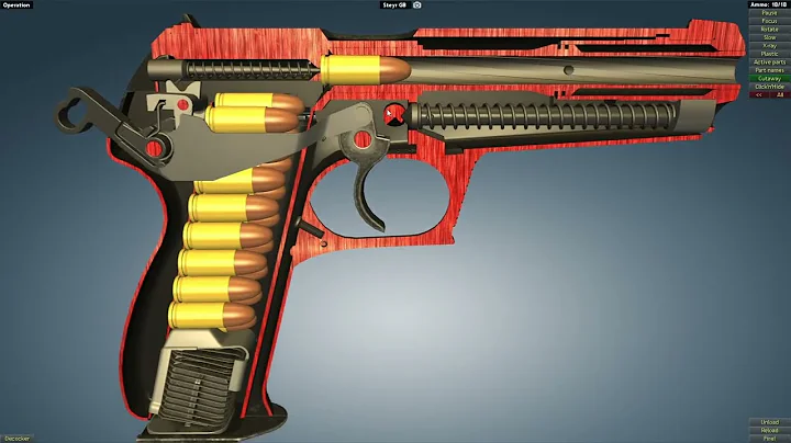 [World of Guns] Steyr GB – Virtual Disassembly, Assembly & Operation