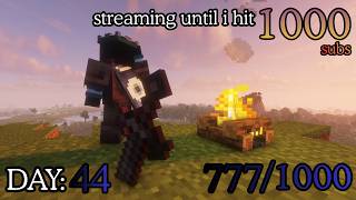 streaming until i hit 1K day 44