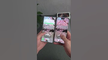 Samsung vs. iPhone! 😋😋😋 OneUI7 and iOS 26, I think the iOS liquid glass is really pretty 👍👍