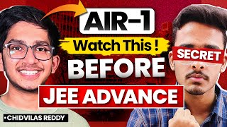 How to get AIR 1 in JEE ADVANCED? | JEE Advanced 2024 Strategy | Secrets of AIR 1🔥| IIT Motivation