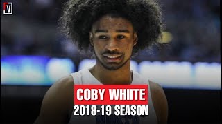 Coby White Full UNC Freshmen Highlights Montage 2018-19 Season - 15.4 PPG, SONIC!