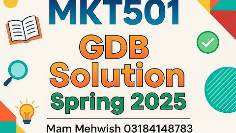 MKT501 GDB Solution Spring 2025 | Consumer Adoption Process | Virtual University