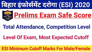 Bihar Enforcement Sub Inspector Prelims Cutoff 2020|Bihar ESI Prelims Result Date 2020|#esicutoff