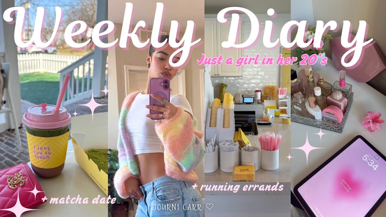 Weekly Diary 🌸 | day in my life ♡ solo matcha date 🍵💕+ new clothing haul + baking cookies & more !