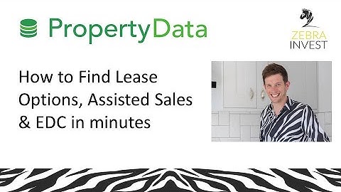 Find Motivated Sellers open to Creative Deals, Assisted Sale, LOA & EDC. PropertyData