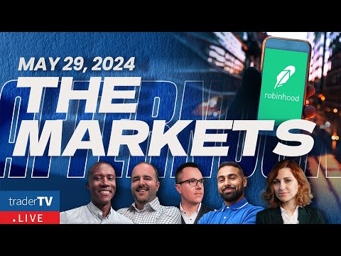 The Markets: Afternoon❗ May 29 $HOOD $AMZN $TSLA $NVDA $CHWY $ANF 👀 (Live Streaming)