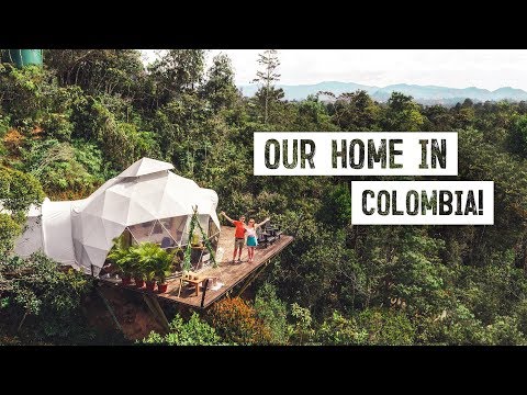 We Stayed in a DOME HOUSE in COLOMBIA & It Was Amazing! (Glamping in Guatapé)