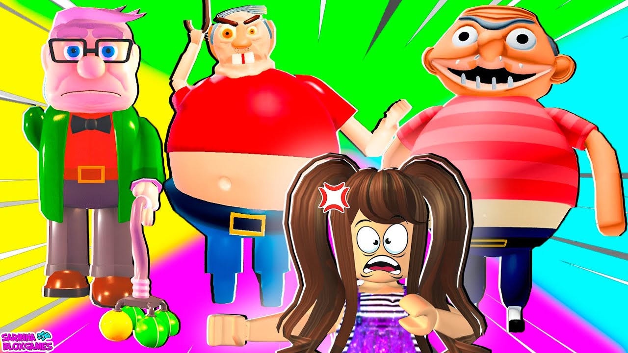 ESCAPE DOS PIORES VOVÔS DO ROBLOX!!