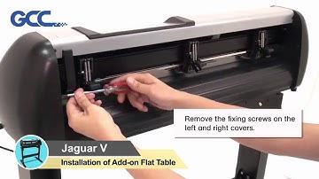 Installation of Add on Flat Table by Vinyl Cutter
