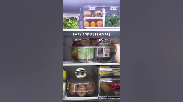 Day 6/10: How To Organize Fridge | Spring Cleaning Challenge #Shorts