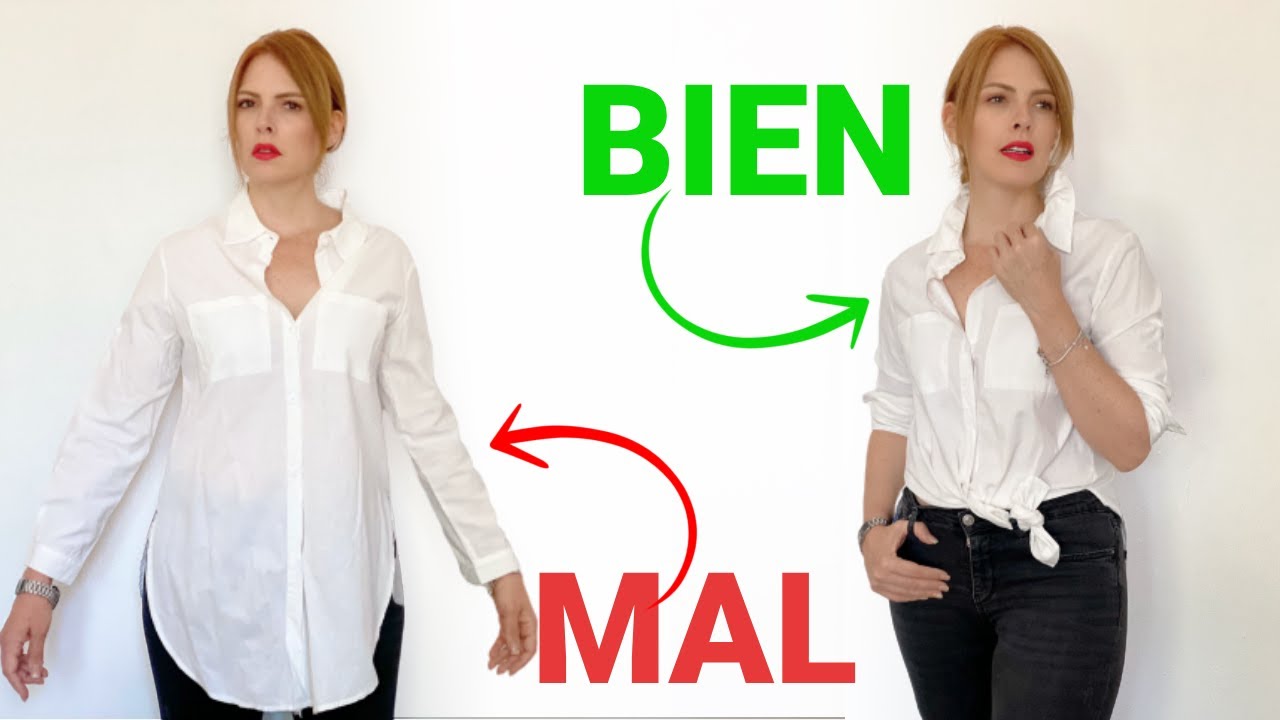 7 FORMAS VESTIR UNA BLUSA/CAMISA /PLAYERA QUE - YouTube