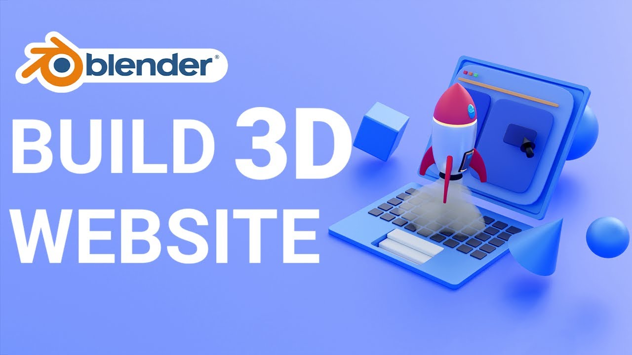 3D Website Design | Blender for UI UX | Tutorial | 3D Web Development Three.js - YouTube