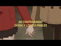 Zayda y los Culpables - De contrabando [Letra]