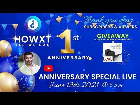 1st Year Anniversary