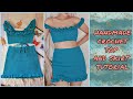 Handmade Ruffled Crochet Top and Skirt TUTORIAL | Intermediate Level