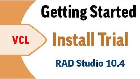 Iocomp Instrumentation VCL Install Trial - RADStudio 10.4
