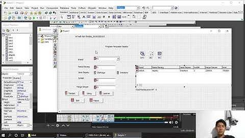 Fungsi komponen pada Delphi 7