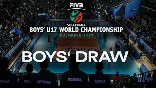 Boys&#39; Draw - FIVB Volleyball U17 World Championships 2024