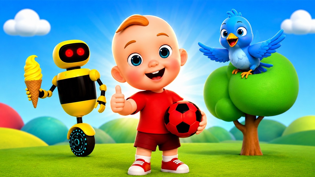 Colors and Numbers Learning Song for Kids 🎵🌈🔢 | Cutie Kids Rhymes - YouTube