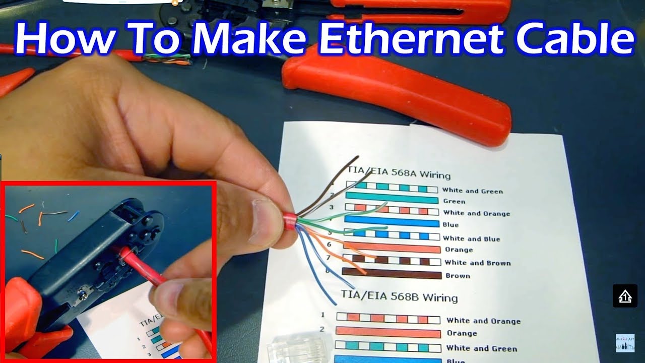 utp cable คือ  2022 New  How To Make Ethernet Cable - Straight Through \u0026 Crossover