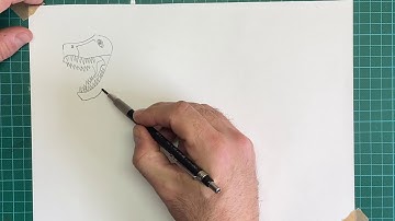 Drawing a Velociraptor - Part 1