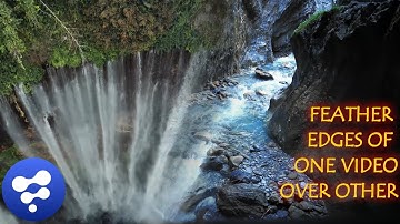 FEATHER EDGES OF ONE VIDEO OVER OTHER USING FUSION FUSION VIDEO EFFECT RAMP MASK RECTANGLE ROTO MASK