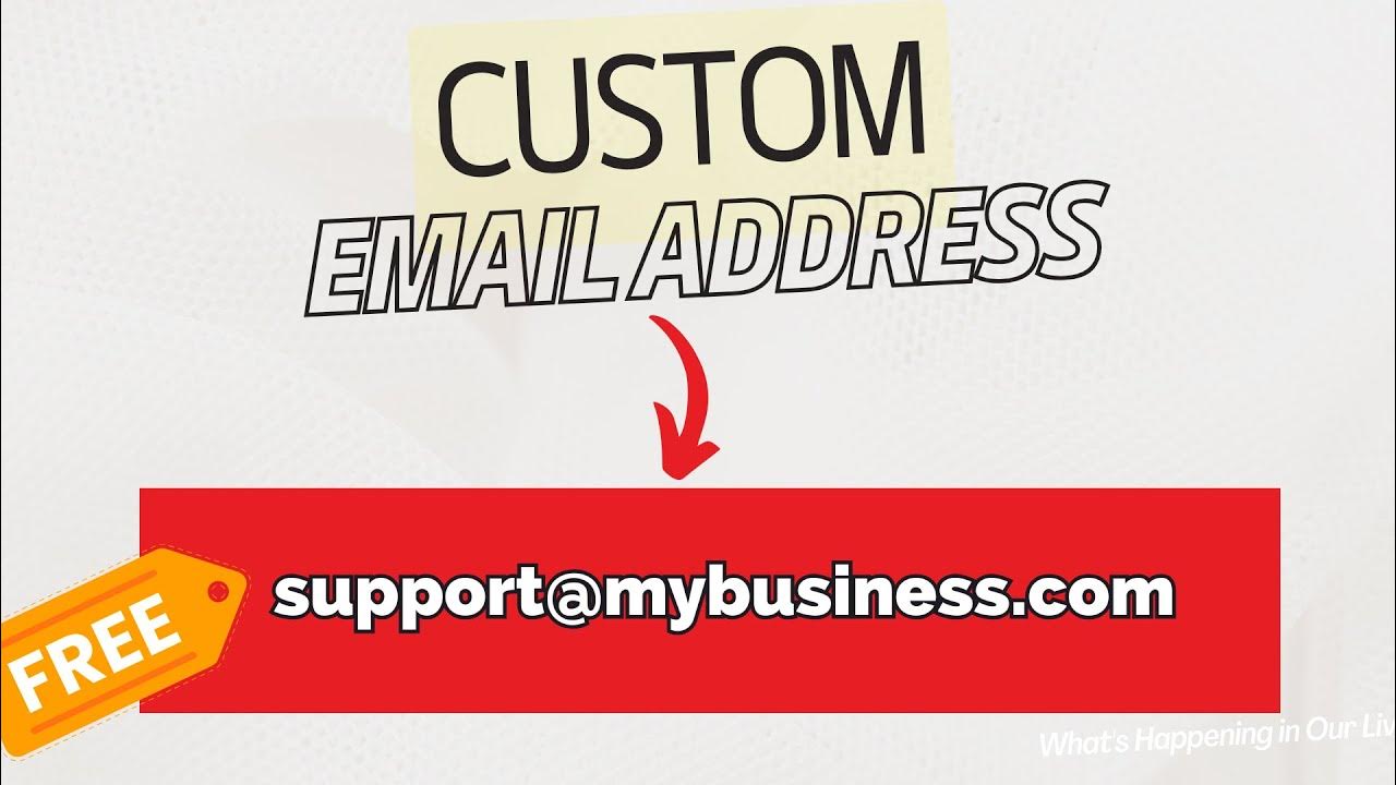 How to Create Business Email and Use it with Gmail for Free YouTube