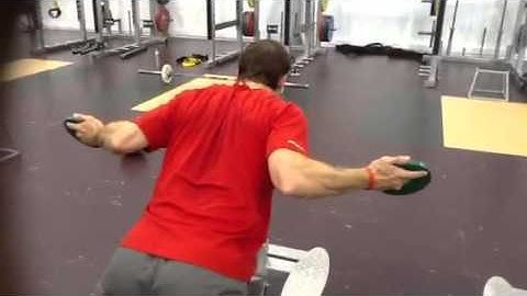 Incline row w/ external rotation