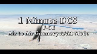 1 Minute Dcs - F5 E Air To Air Guns Aa1 Mode Tutorial