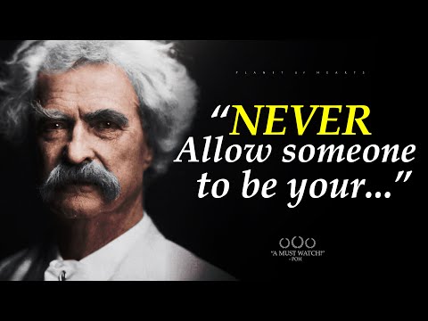 Βίντεο: Με την έννοια του mark twain;