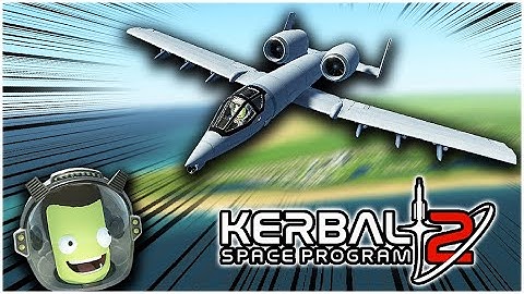 KSP 2 - I Built an A-10 Warthog in Kerbal Space Program 2 !! (Can it go brrrt?)