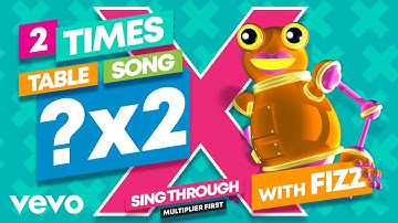 2 Times Table Song (Sing Through) | Multiplier First | Education Box
