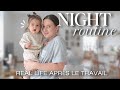 Night routine  real life aprs le travail  blabla  haul  my sweet little baby
