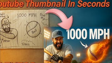 How to Turn Your Sketch into a YouTube Thumbnail in Seconds with AI #thumbnailtutorial #chatgpt