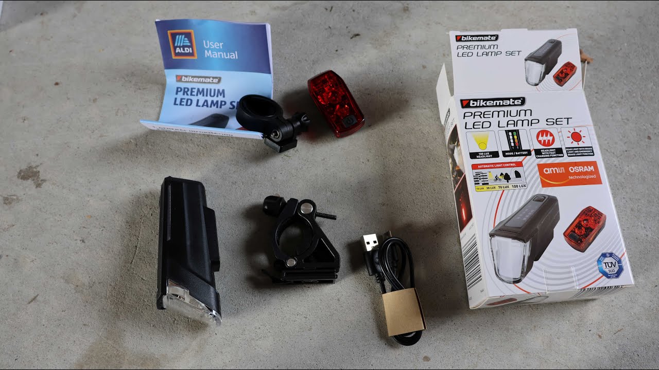 ALDI | Bikemate | Premium LED Lamp Set | Unboxing