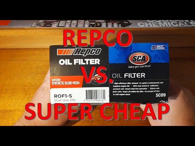 Repco Vs. Supercheap Z9 Filter Review ROF1-S vs SC09 