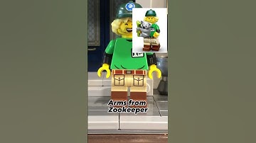 How to make Hal Jordan Green Lantern in LEGO! #lego
