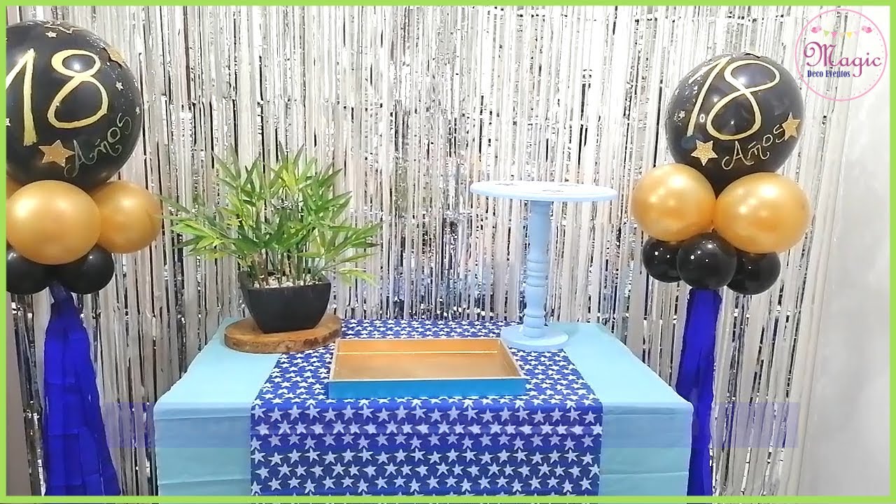 Cumpleaños 18 Años de Mujer  Temas para fiestas, Decoración de