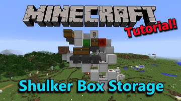 Minecraft [Tutorial] Super Shulker Storage System (V1)
