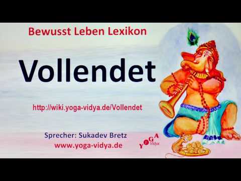 Video: Warum bedeutet vollendet?